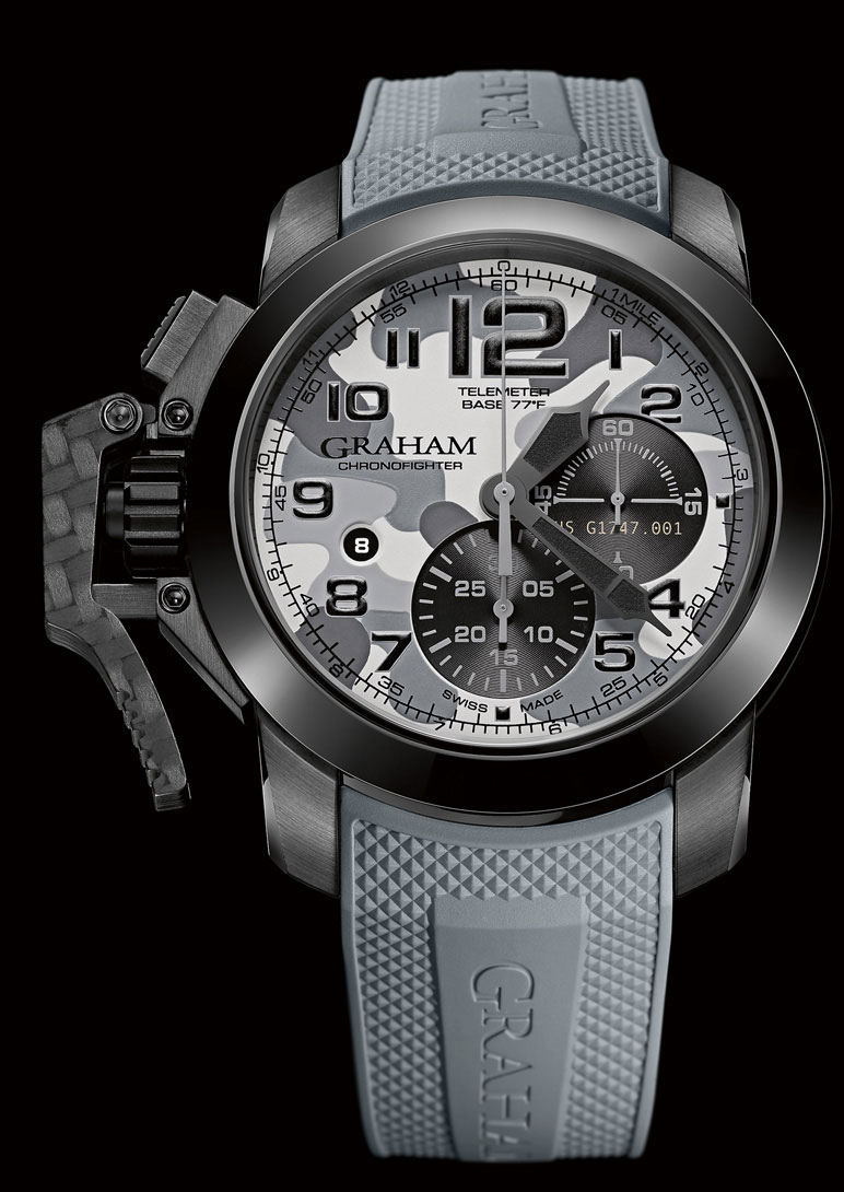 Часы Chronofighter Oversize Black Arrow от Graham