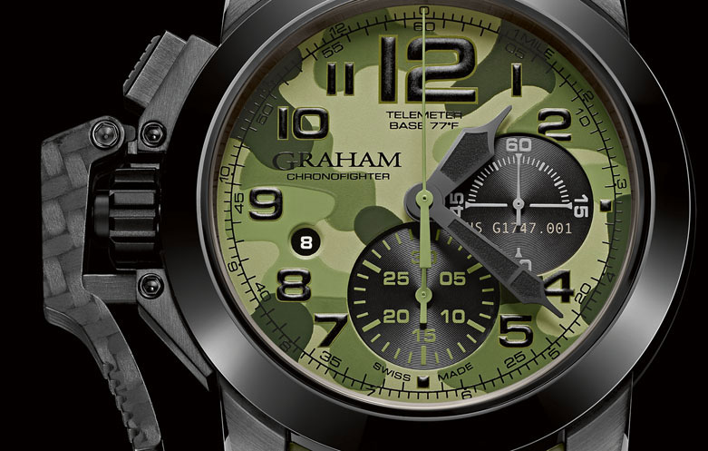 Часы Chronofighter Oversize Black Arrow от Graham