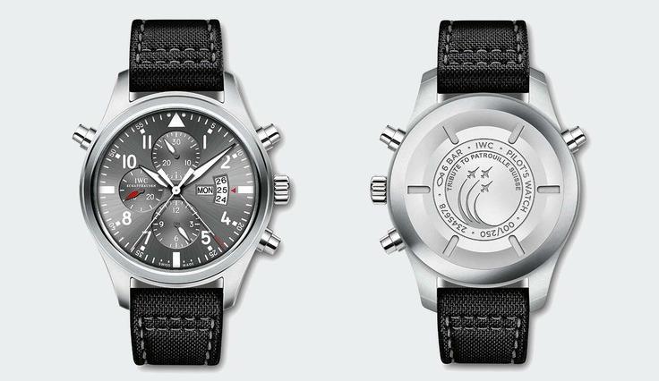 Часы Pilot's Watch Doppelchronograph Edition «Patrouille Suisse» от IWC 