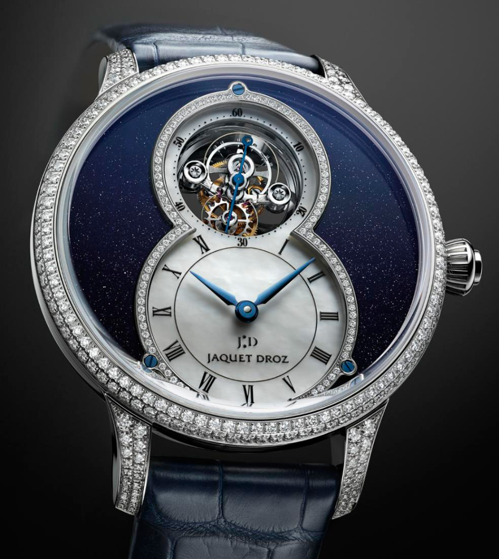 Часы Grande Seconde Tourbillon Aventurine от Jaquet Droz