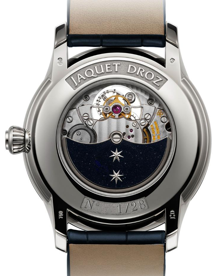 Задняя крышка часов Grande Seconde Tourbillon Aventurine от Jaquet Droz