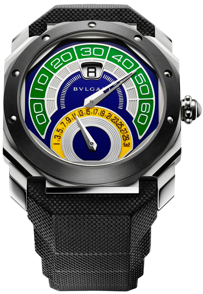 Часы Octo Bi-Retro Brazil от Bvlgari