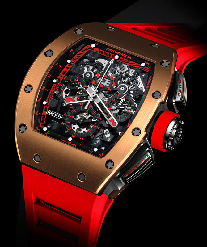 Часы RM 011 Red Demon Flyback Chronograph от Richard Mille Часы RM 011 Red Demon Flyback Chronograph от Richard Mille