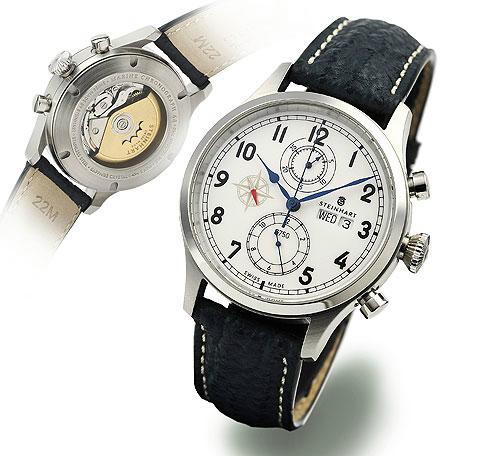 Часы Marine Chronograph White от Steinhart