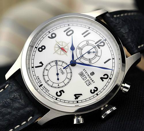 Часы Marine Chronograph White от Steinhart