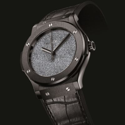 Наручные часы Hublot с циферблатом из осмия