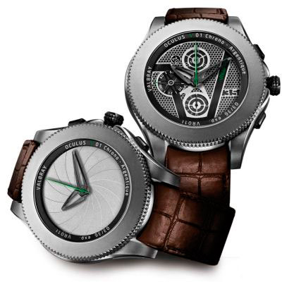 Часы Oculus Chrono Argentique Grey от Valbray Часы Oculus Chrono Argentique Grey от Valbray