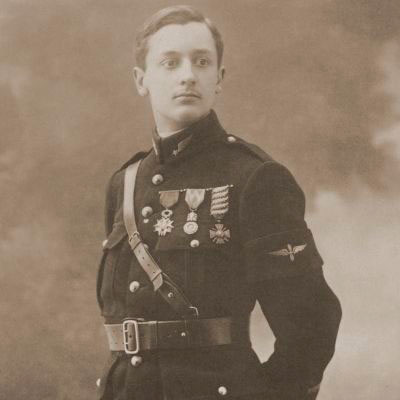 Французский летчик-истребитель времен Первой мировой войны пилот Жорж Гинемер