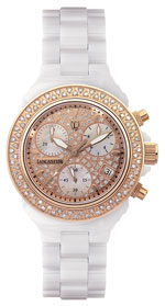 Ceramik Chrono Pave Rose Gold