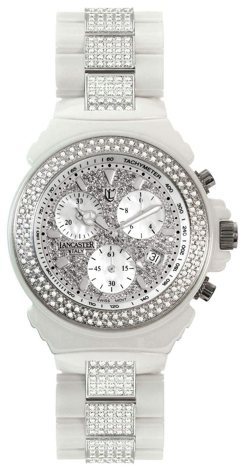 Ceramik Chrono Diamonds De Luxe