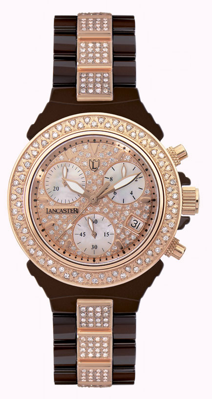 Ceramik Chrono De Luxe Rose Gold