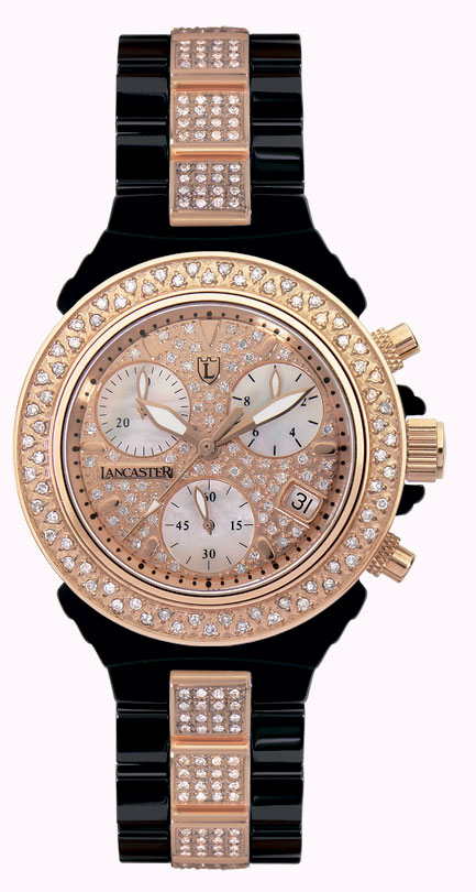 Ceramik Chrono De Luxe Rose Gold