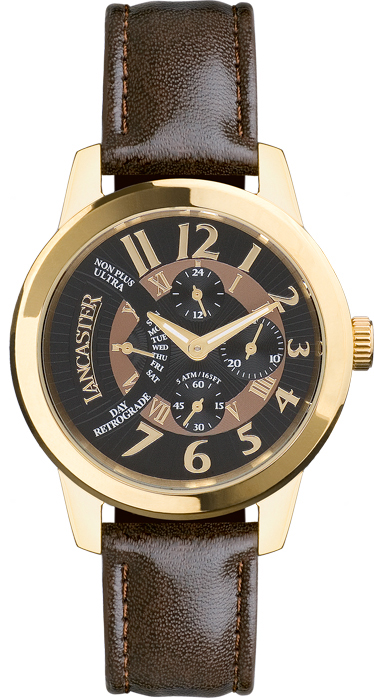 Classic Retrograde Yellow Gold