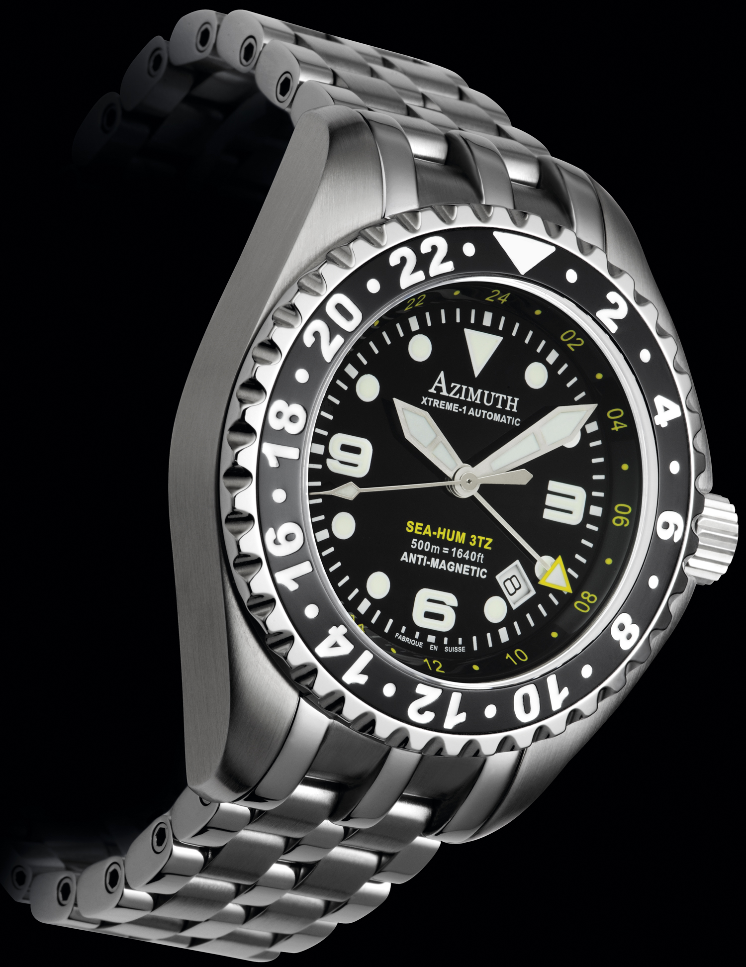 Sea-Hum 3TZ (Black dial)