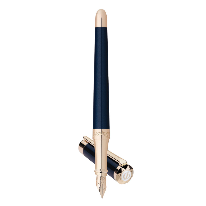 Перьевая ручка Liberté, синий перламутровый лак