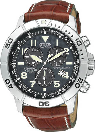 часы Citizen CITIZEN TITANIUM CHRONOGRAPH PERPETUAL  BL5250-02L