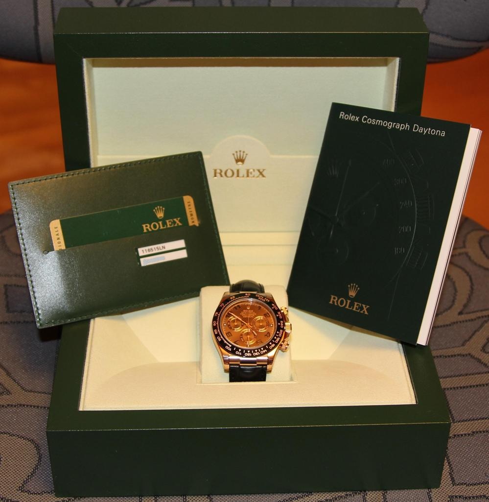  Rolex 116515LN CHOCOLATE DIAL