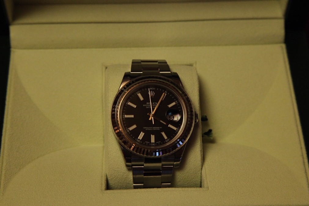  Rolex Datejust 116334 Black dial