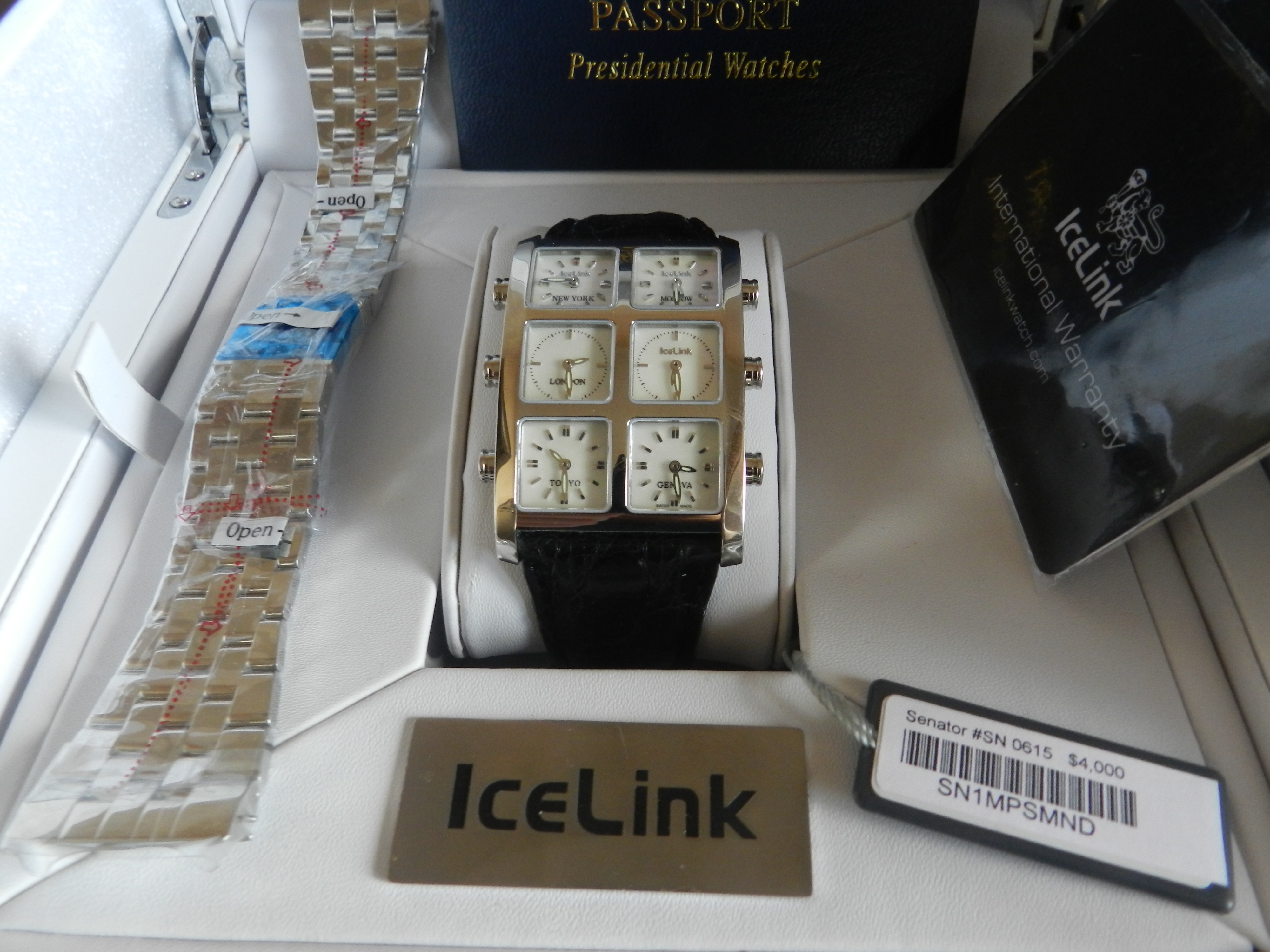  IceLink Ice Link 6 Six Time Zone Senator Steel