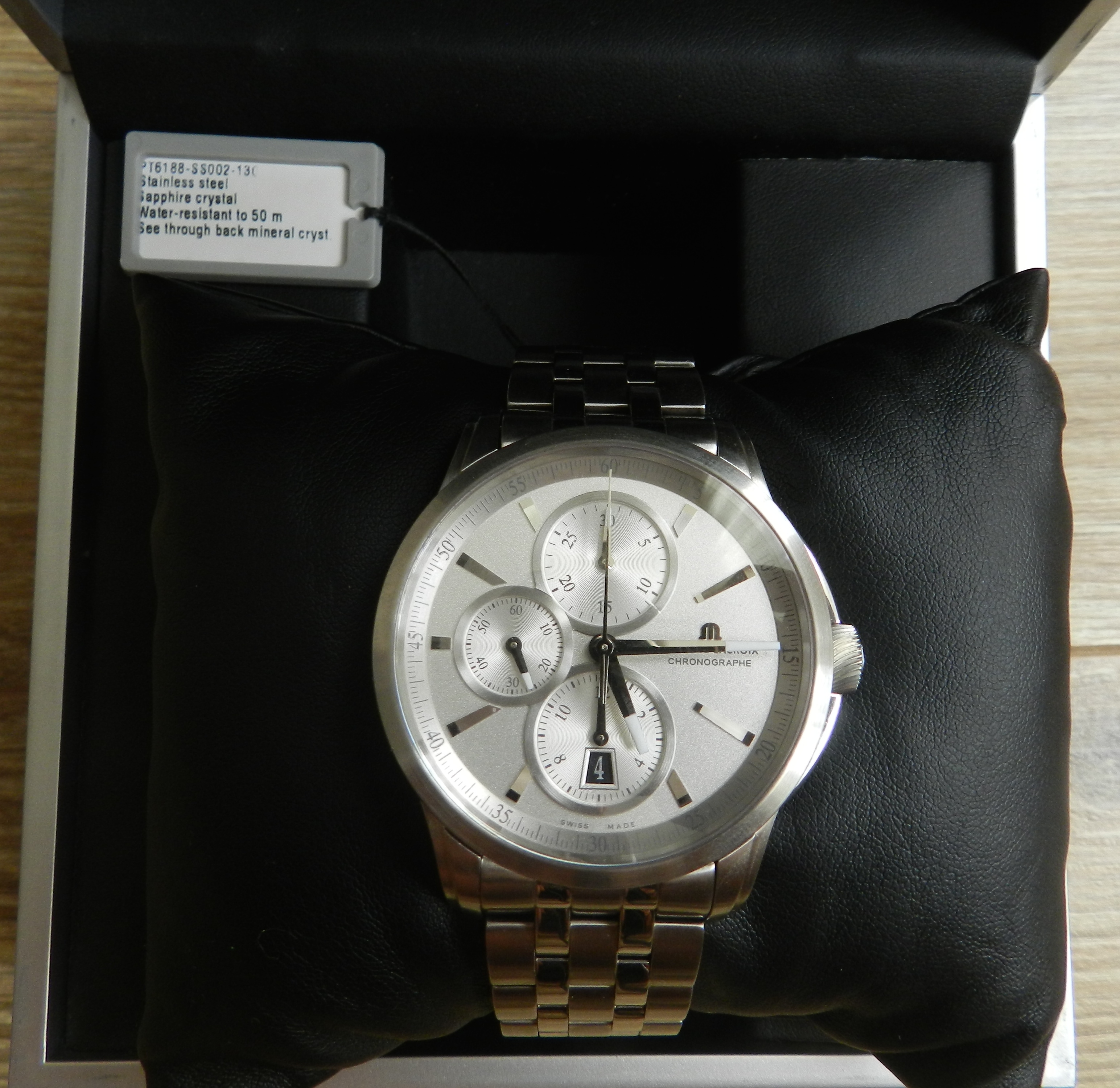 часы Maurice Lacroix Chronograph PT 6188-SS002-130