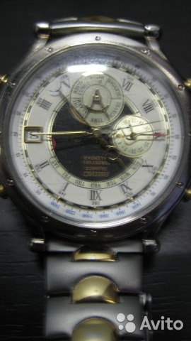 часы Seiko Часы seiko quartz perfetual calendar 6M13-0010 B3