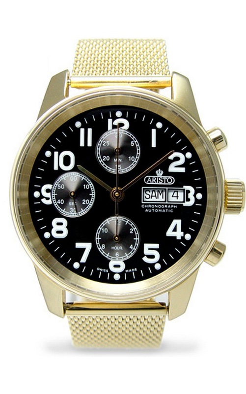 часы Aristo Aristo Chronograph Automatic ETA Valjoux 7750 - 1H123