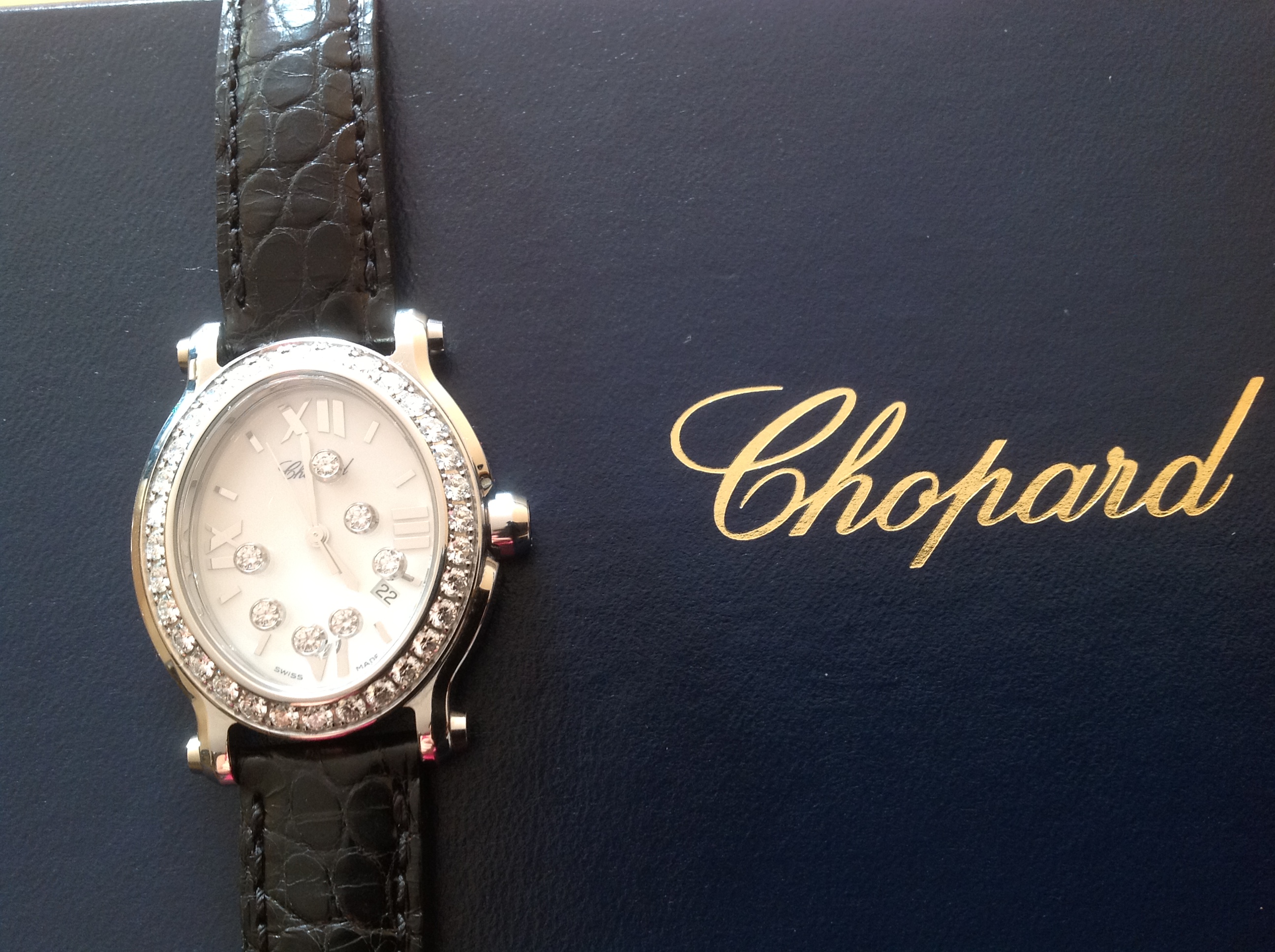  Chopard Happy Sport Oval 7 Floatinq Diamonds