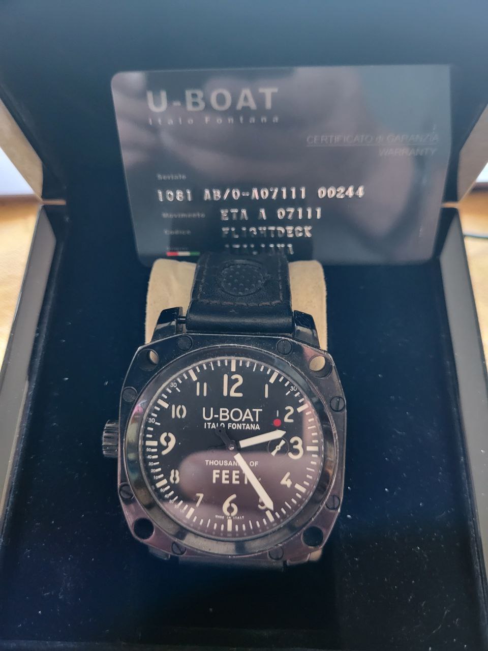 часы U-Boat Thousands of feet AB