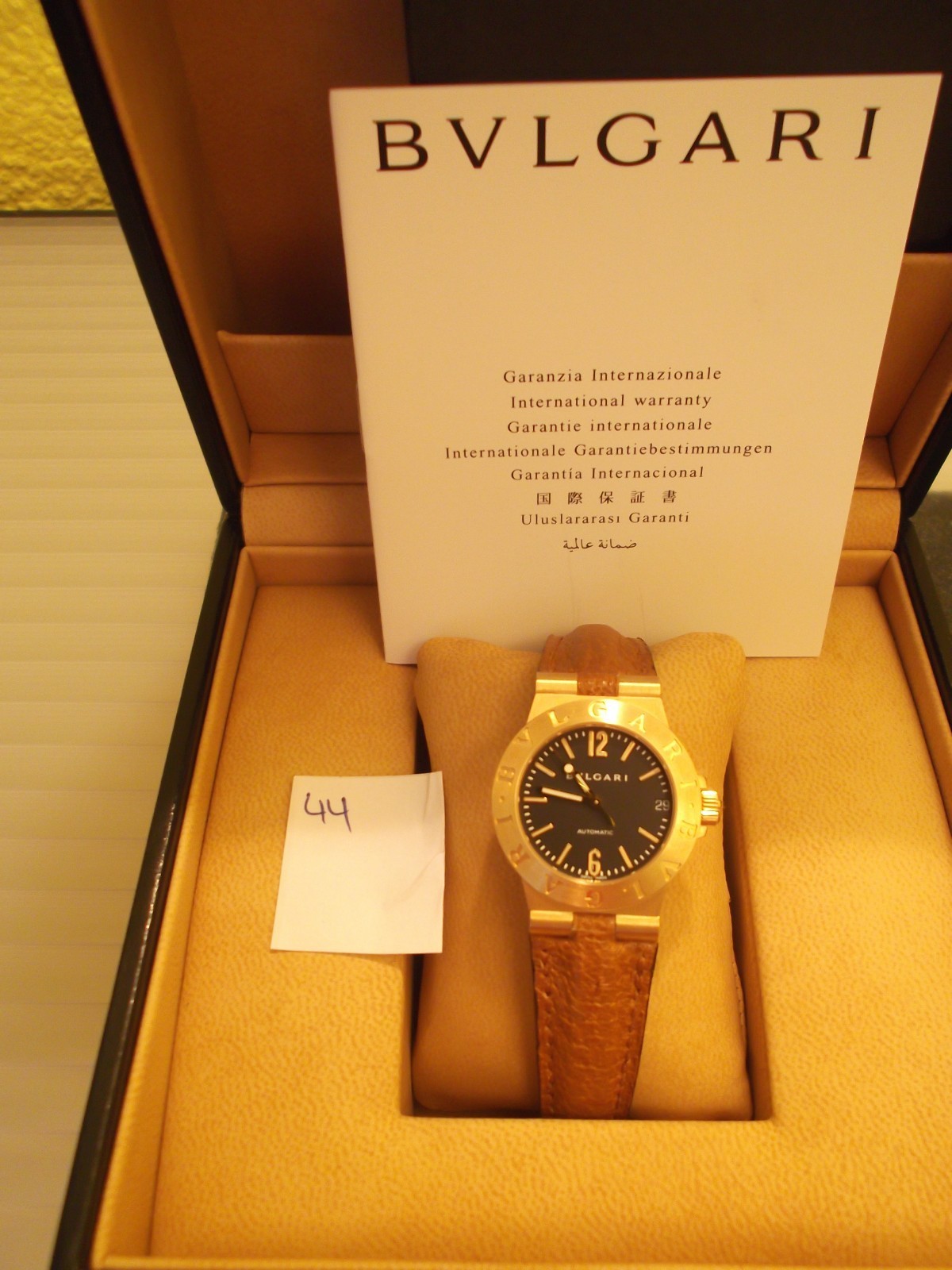  Bulgari Bulgari Diagono New with box and papers LCV29GLD.