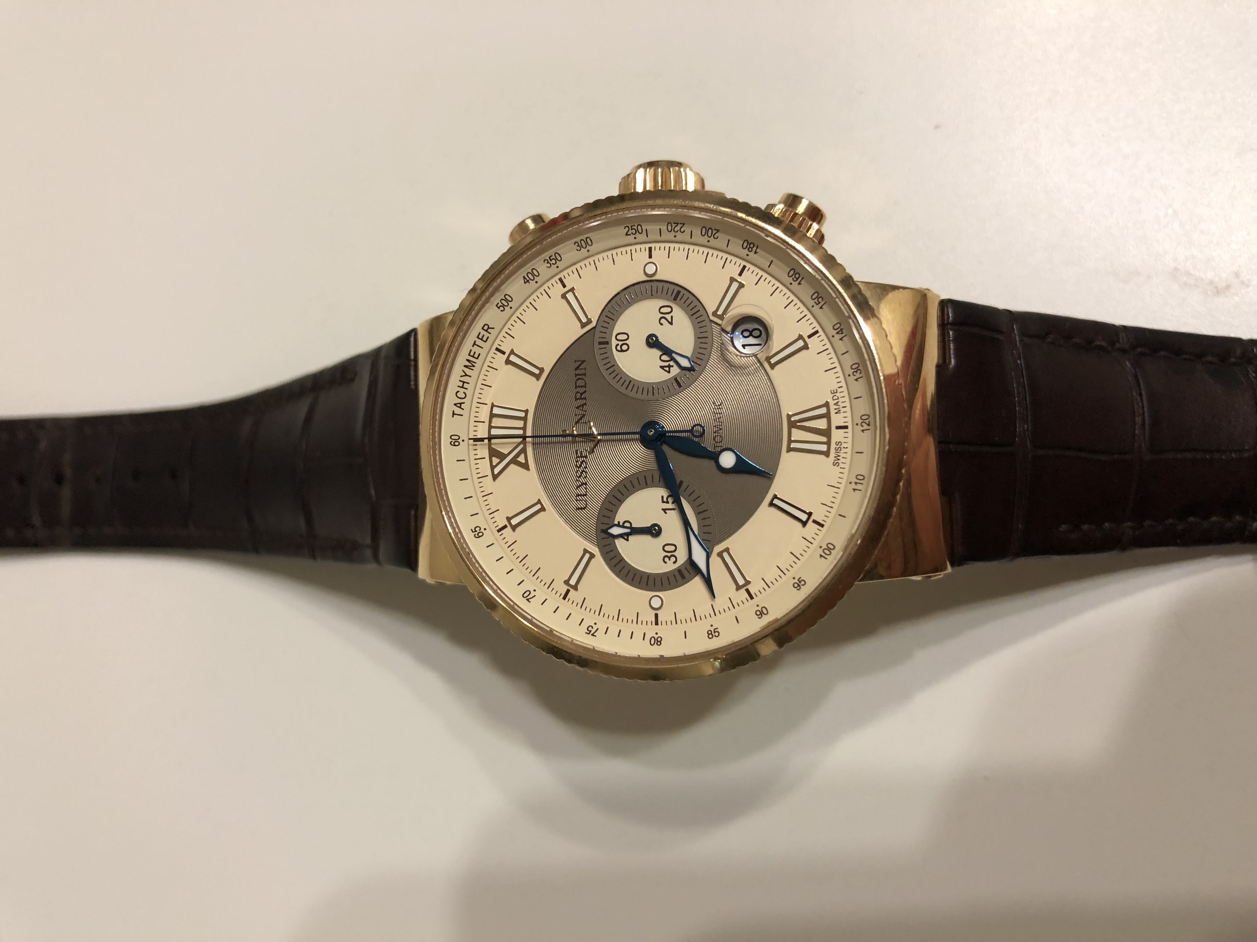 часы Ulysse Nardin Maxi Marine Chronograph