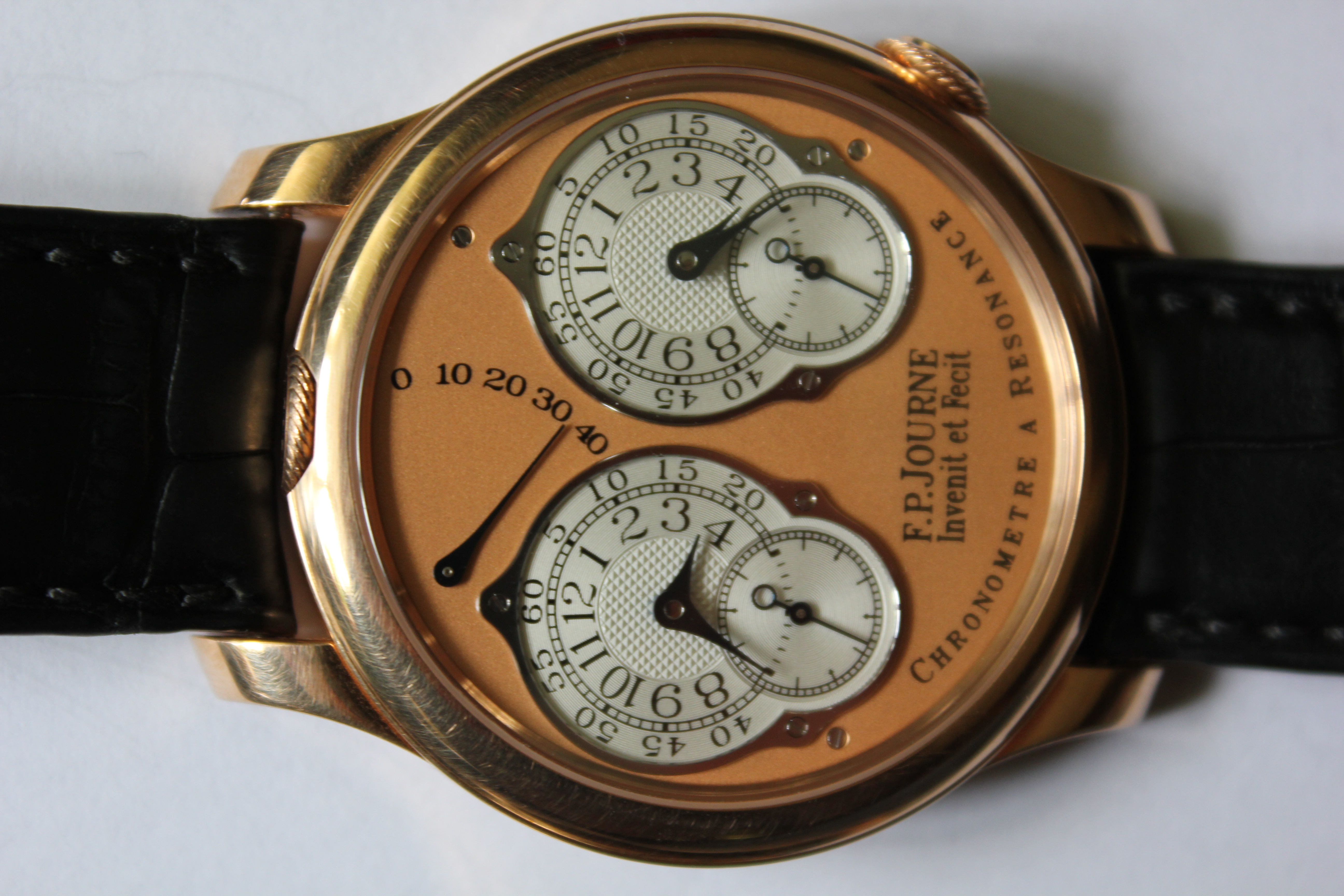 часы F.P. Journe ChronomГЁtre Г  RГ©sonance - Dual Time - Rose Gold