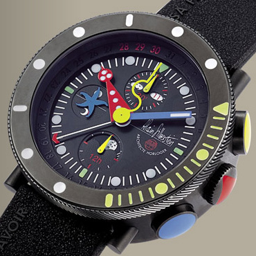 часы Alain Silberstein Black Marine Krono