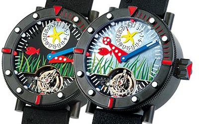 часы Alain Silberstein Tourbillon Marine Black Sea