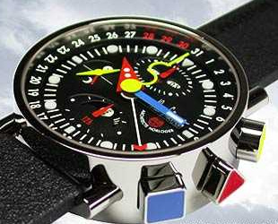 часы Alain Silberstein Krono Bauhaus 2 Titanium
