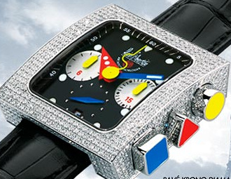 часы Alain Silberstein Pave Krono Diamond