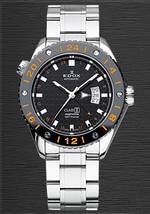 часы Edox Class-1 GMT Automatic Titanium