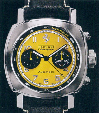  Ferrari Granturismo Chronograph Yellow Dial