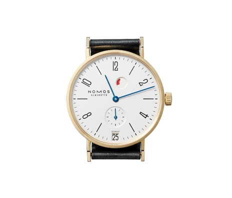  Nomos Tangente Gold Datum Gangreserve