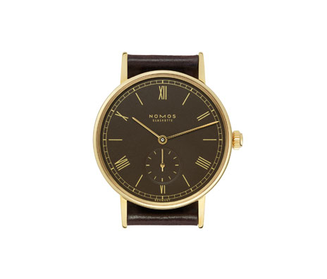 часы Nomos Ludwig Gold mocca