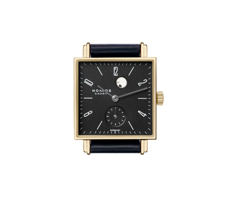 часы Nomos Tetra Gold Gangreserve anthrazit