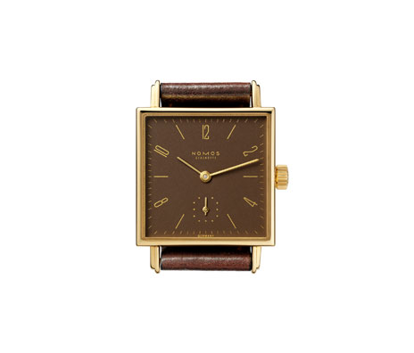  Nomos Tetra 27 Gold mocca