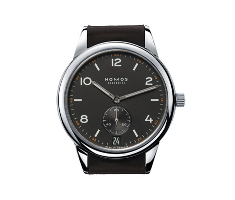 часы Nomos Club Automat Datum dunkel