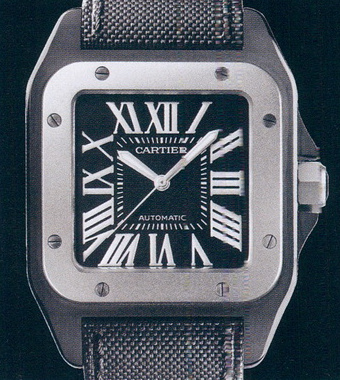  Cartier Santos 100 Carbon