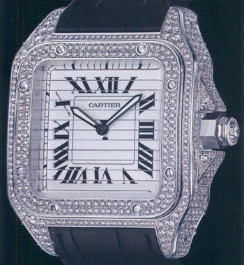  Cartier Santos Triple 100