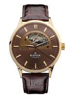 часы Edox Les Vauberts Open Heart Automatic