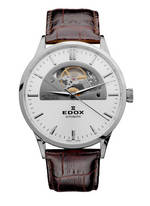 часы Edox Les Vauberts Open Heart Automatic