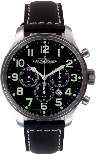 часы Zeno Chrono Tricompax Date