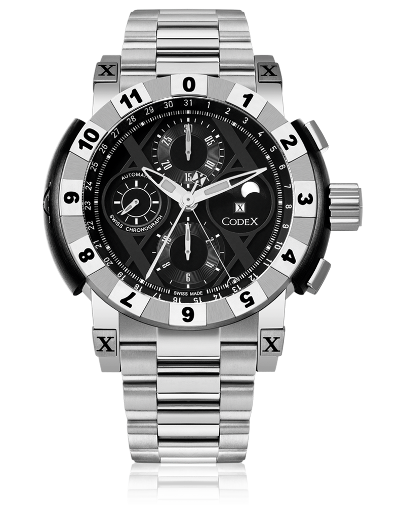 часы CodeX CHRONO Steel case