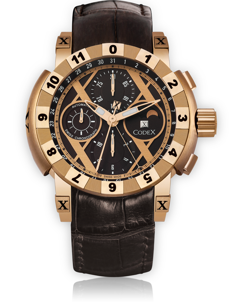 часы CodeX CHRONO Rose gold