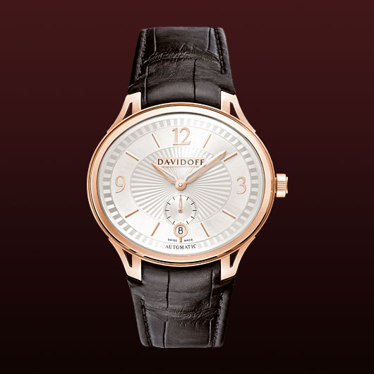часы Davidoff Red gold silvered dial